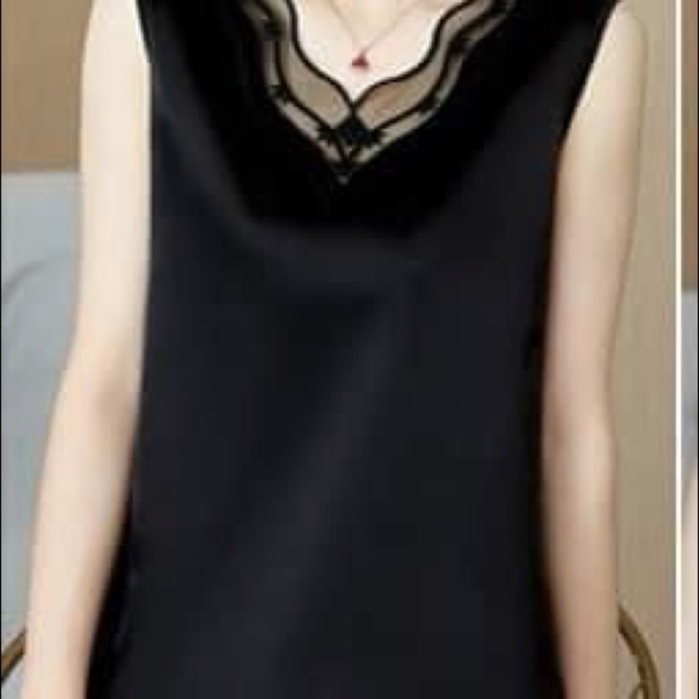 Classy V-Neck Satin Blouse